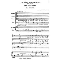 Hiles Old King Cole Satb
