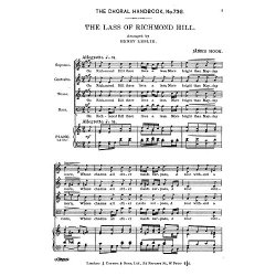 James Hook: The Lass Of Richmond Hill