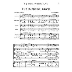 Lutkin The Babbling Brook Satb
