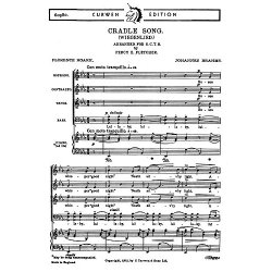 Brahms Cradle Song Satb