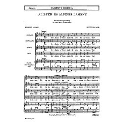 Ralph Vaughan Williams: Alister McAlpine's Lament (SATB)