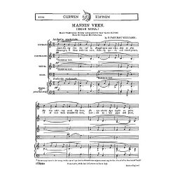 Vaughan Williams, R Mannin Veen Satb/Piano