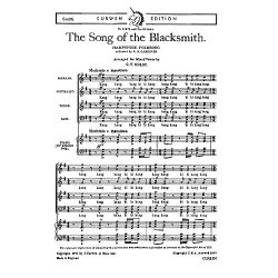Holst, G The Song Of The Blacksmith Satb