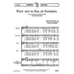 Dowland Flow Not So Fast Satb