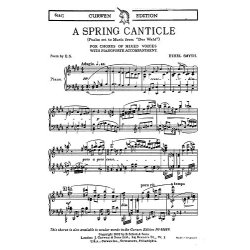 Ethel Smyth: A Spring Canticle From 'Der Wald' (Vocal Score)