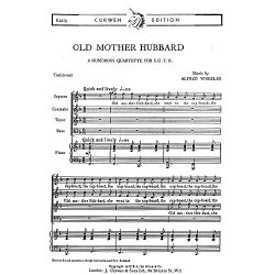 Wheeler Old Mother Hubbard Satb