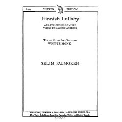 Palgren Finnish Lullaby Satb