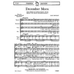Rowley December Morn Satb