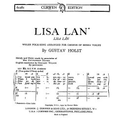 Gustav Holst: Lisa Lan (SATB)