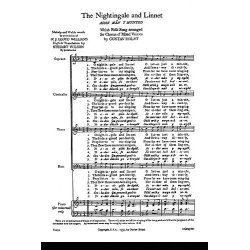 Holst, G The Nightingale And Linnet Satb/Piano (English/Welsh)