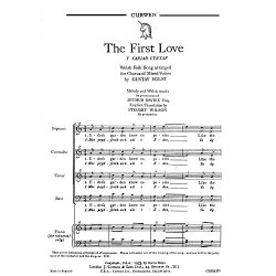 Holst, G The First Love Satb And Piano (Rehearsal Only)