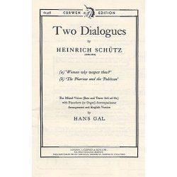 H Schutz: Two Dialogues