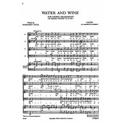 Joseph Haydn: Water And Wine (Arr. Maurice Jacobson)