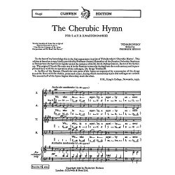 Tchaikovsky The Cherubic Hymn Satb