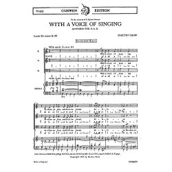 Shaw, M With A Voice Of Singing Sab/Organ