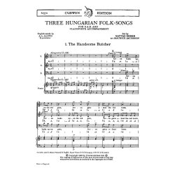 Seiber, M Three Hungarian Folk-songs Sab Piano