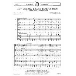 Ralph Vaughan Williams: Let Us Now Praise Famous Men (SAB)