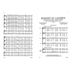 Handl, G Resonet In Laudibus (Joseph Dearest, Joseph Mine) Satb/Pf