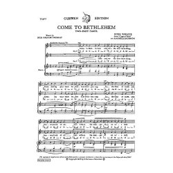 Peter Warlock: Come To Bethlehem (2 Part)