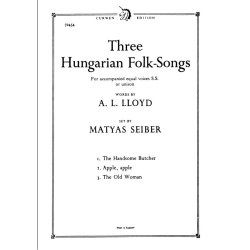 Seiber, M Three Hungarian Folk-songs Ss Unison