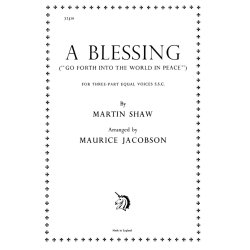 Martin Shaw: A Blessing (SSA)
