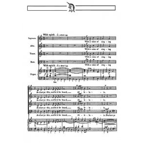 Martin Shaw: With A Voice Of Singing (SATB/Organ)