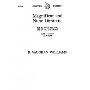 Ralph Vaughan Williams: Magnificat And Nunc Dimittis