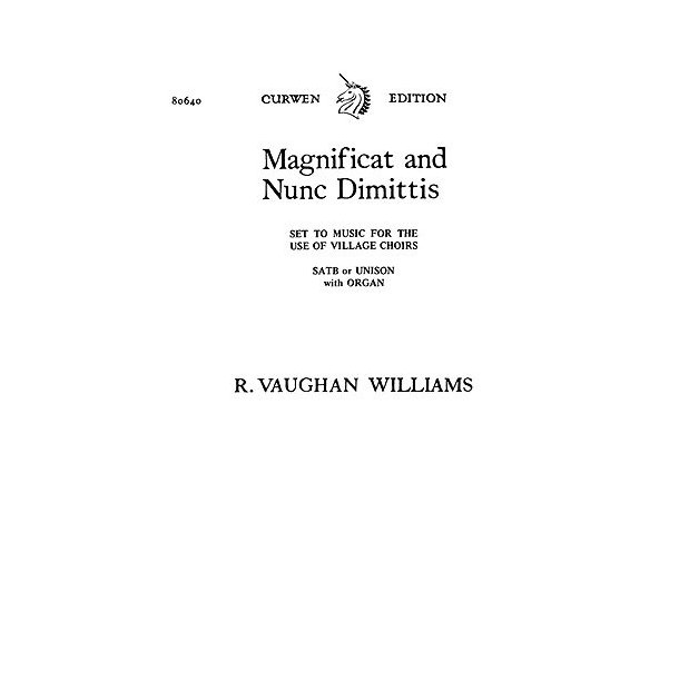 Ralph Vaughan Williams: Magnificat And Nunc Dimittis