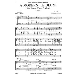 Donald Swann: A Modern Te Deum (SATB)