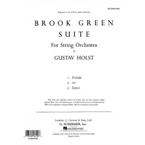 Gustav Holst: Brook Green Suite (Score)