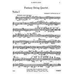 Herbert Howells: Fantasy String Quartet (Parts)