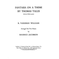 Ralph Vaughan Williams: Fantasia On A Theme By Thomas Tallis (2 Pianos)
