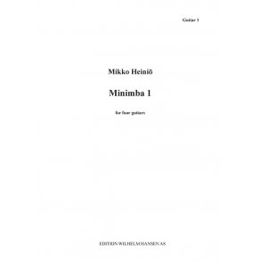 Mikko Heiniö: Minimba I - For Four Guitars (Parts)