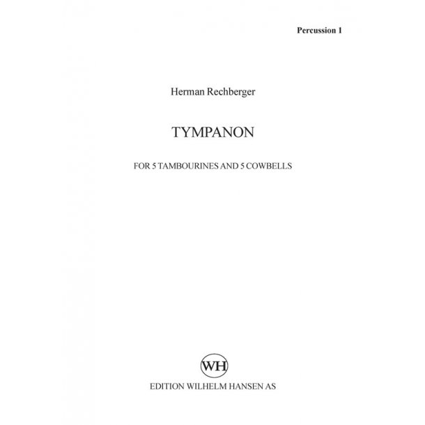 Herman Rechberger: Tympanon (Parts)