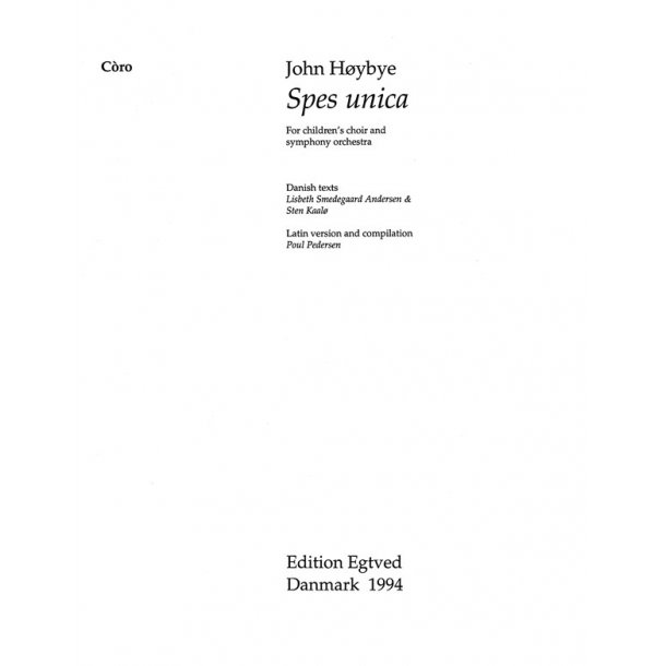 SPES UNICA, KORPART. LATIN