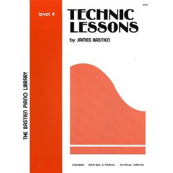 Bastien Piano Library Technic Lessons Level 4