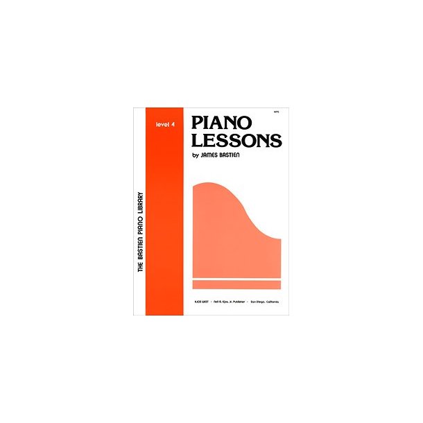 Bastien Piano Library - Piano Lessons Level Four