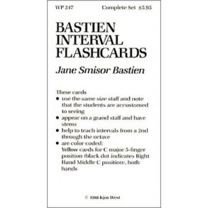 Jane Smisor Bastien: Interval Flashcards