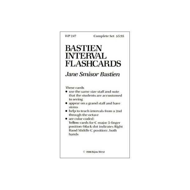 Jane Smisor Bastien: Interval Flashcards