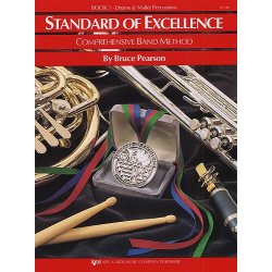 Standard Of Excellence: Comprehensive Band Method Book 1 (Drums And Mallet Percussion)