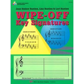 Bastien Piano Basics: Wipe-off Key Signatures
