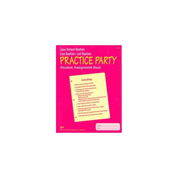 Jane Bastien: Practice Party - Student Assignment Book