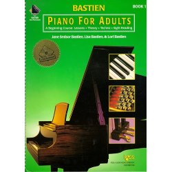Bastien Piano For Adults: Book 1 (With 2 CDs)