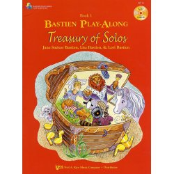 Bastien Play-Along Treasury Of Solos: Book 1