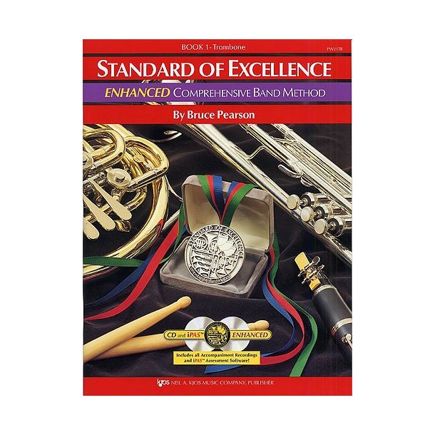 Standard Of Excellence: Enhanced Comprehensive Band Method Book 1 (Trombone: Bass Clef)