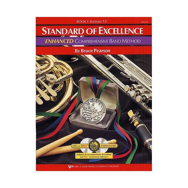 Standard Of Excellence: Enhanced Comprehensive Band Method Book 1 (Baritone Tenor Clef)