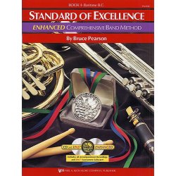 Standard Of Excellence: Enhanced Comprehensive Band Method Book 1 (Baritone Bass Clef)