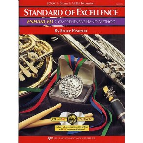 Standard Of Excellence: Enhanced Comprehensive Band Method Book 1 (Drums/Mallet Percussion)