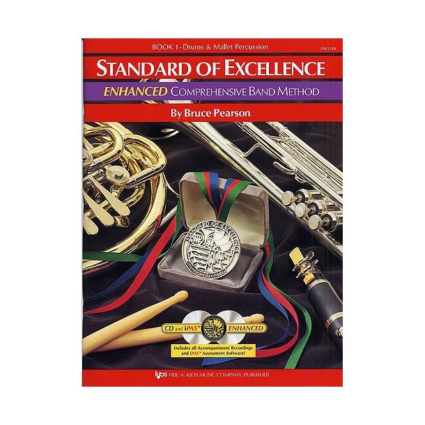 Standard Of Excellence: Enhanced Comprehensive Band Method Book 1 (Drums/Mallet Percussion)
