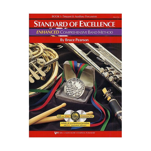 Standard Of Excellence: Enhanced Comprehensive Band Method Book 1 (Timpani/Auxiliary Percussion)